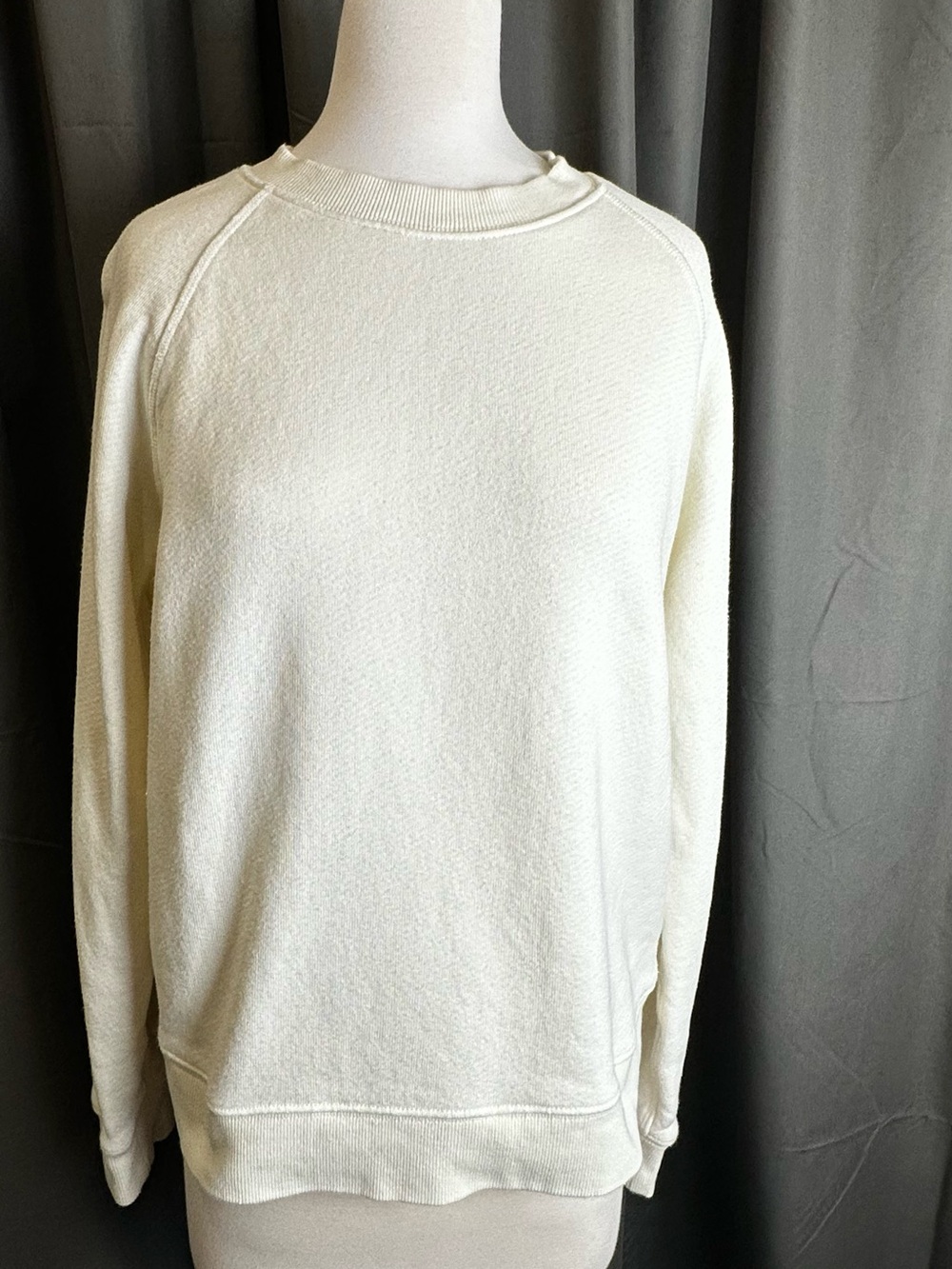 Jenni Kayne Cream Crewneck Sweater